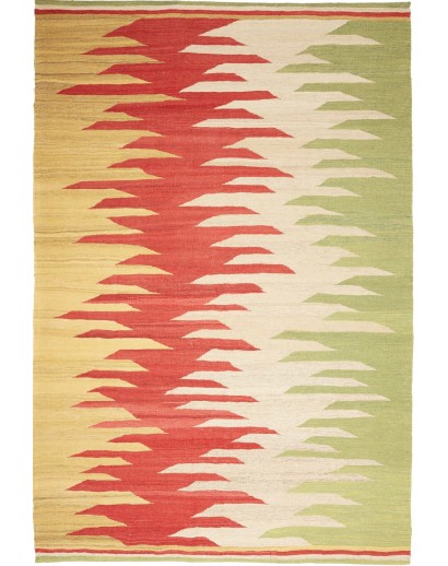 Tappeto Kilim Persia marrone rosso 184x274