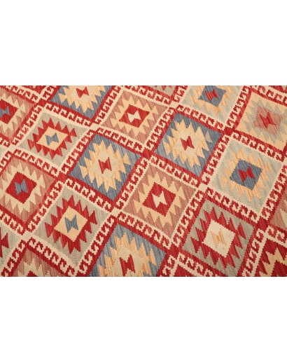 Tappeto Kilim Afghanistan beige marrone 167x244