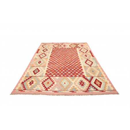 Tappeto Kilim Afghanistan giallo marrone 180x244
