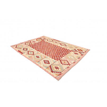 Tappeto Kilim Afghanistan giallo marrone 180x244