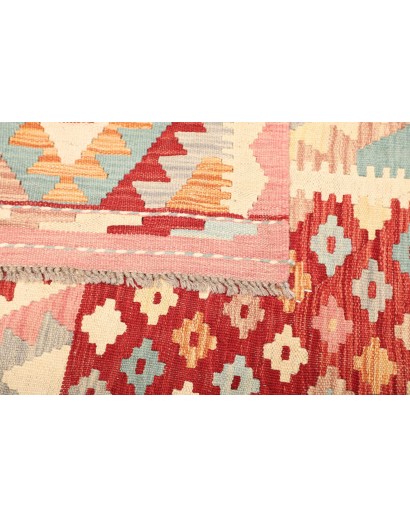 Tappeto Kilim Afghanistan giallo marrone 180x244