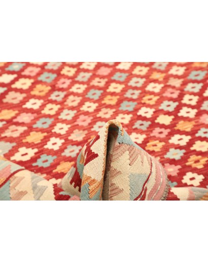 Tappeto Kilim Afghanistan giallo marrone 180x244