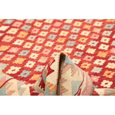Tappeto Kilim Afghanistan giallo marrone 180x244