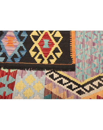 Tappeto Kilim Afghanistan beige grigio 184x233