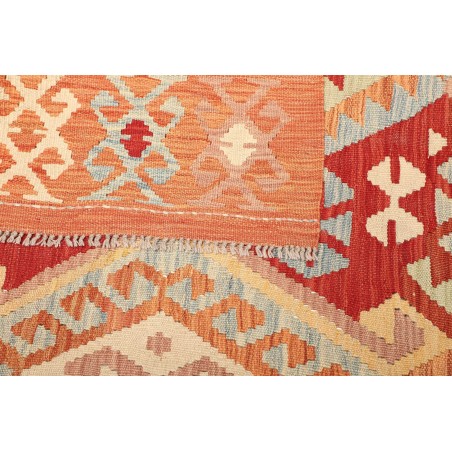 Tappeto Kilim Afghanistan marrone rosso 182x248