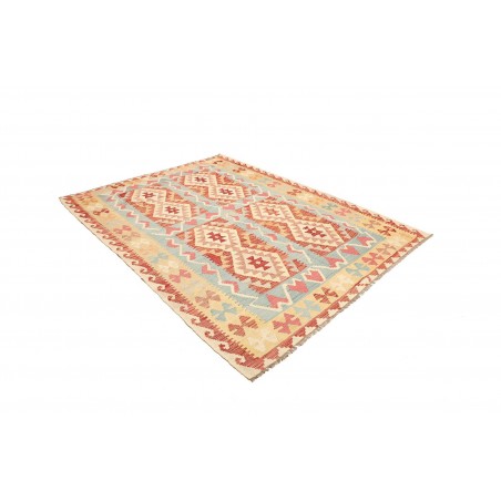 Tappeto Kilim Afghanistan giallo arancione 181x238