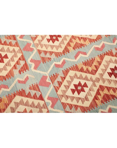 Tappeto Kilim Afghanistan giallo arancione 181x238