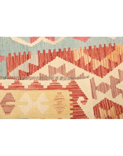 Tappeto Kilim Afghanistan giallo arancione 181x238