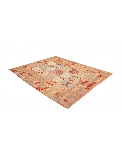 Tappeto Kilim Afghanistan marrone arancione 188x230