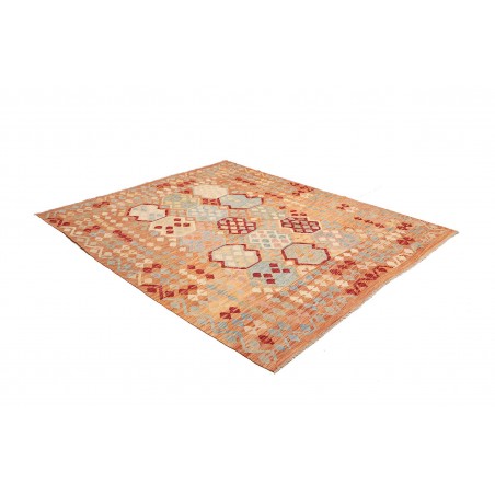 Tappeto Kilim Afghanistan marrone arancione 188x230