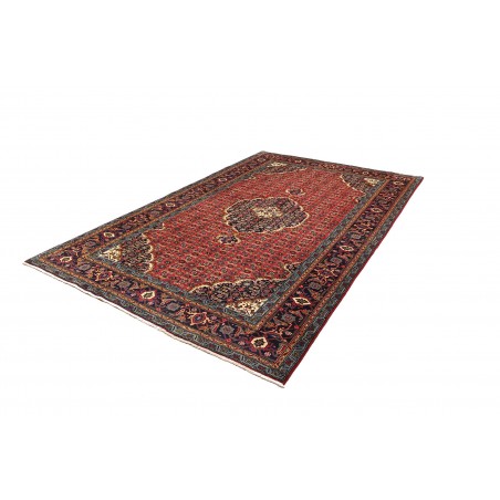 Tappeto Ardabil Persia marrone rosso 200x303