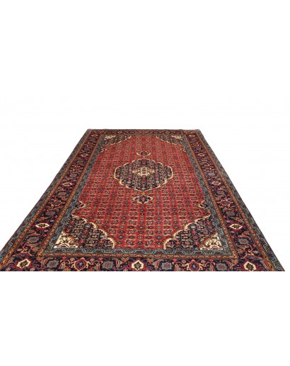 Tappeto Ardabil Persia marrone rosso 200x303