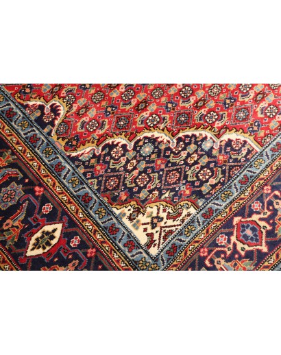 Tappeto Ardabil Persia marrone rosso 200x303