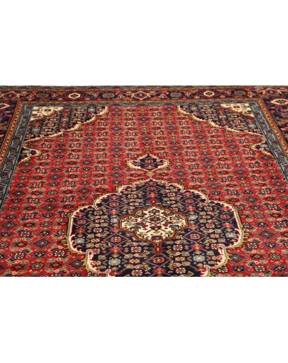 Tappeto Ardabil Persia marrone rosso 200x303