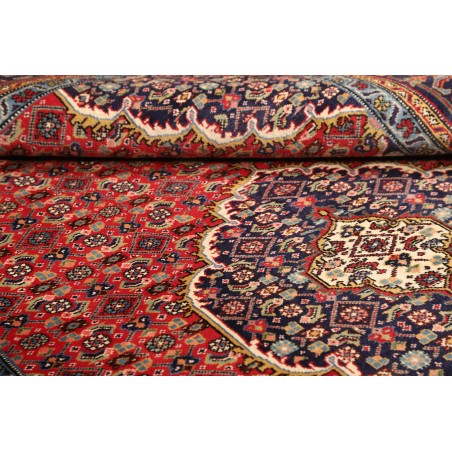 Tappeto Ardabil Persia marrone rosso 200x303
