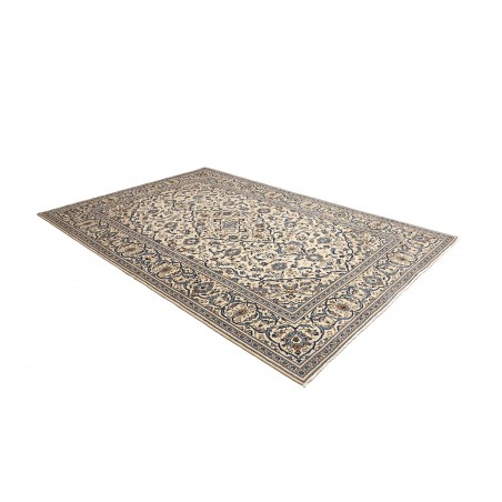 Tappeto Kashan Persia bianco grigio 200x300