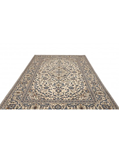 Tappeto Kashan Persia bianco grigio 200x300