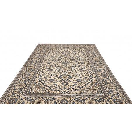 Tappeto Kashan Persia bianco grigio 200x300
