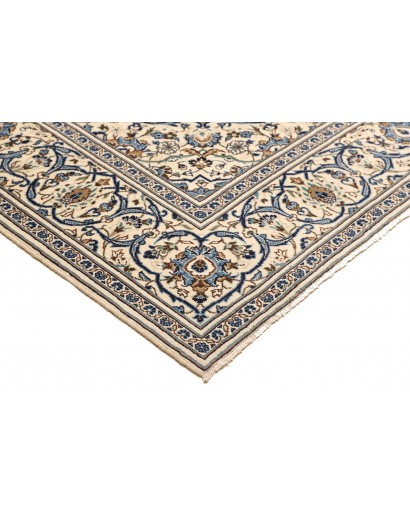 Tappeto Kashan Persia bianco grigio 200x300