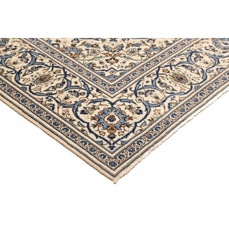 Tappeto Kashan Persia bianco grigio 200x300