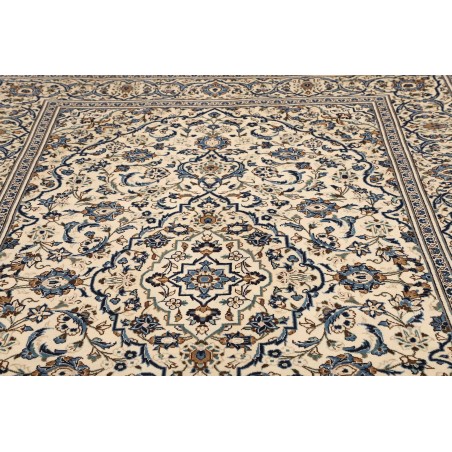 Tappeto Kashan Persia bianco grigio 200x300