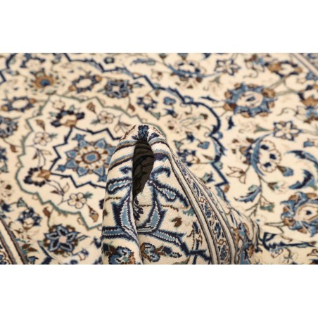 Tappeto Kashan Persia bianco grigio 200x300