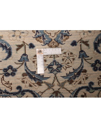 Tappeto Kashan Persia bianco grigio 200x300