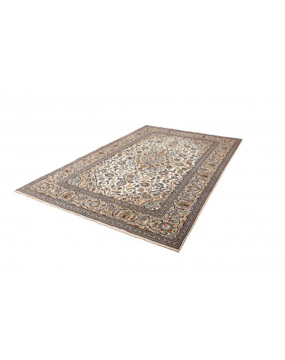 Tappeto Kashan Persia beige verde 195x300