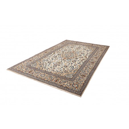 Tappeto Kashan Persia beige verde 195x300