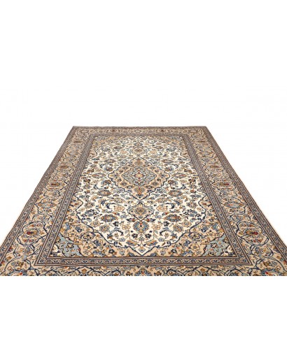 Tappeto Kashan Persia beige verde 195x300