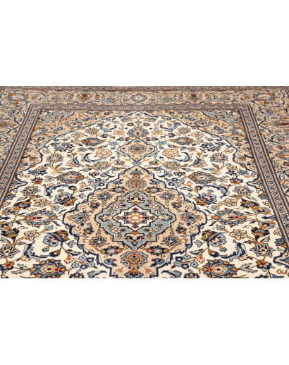 Tappeto Kashan Persia beige verde 195x300