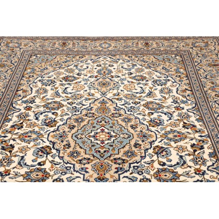 Tappeto Kashan Persia beige verde 195x300
