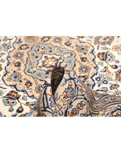 Tappeto Kashan Persia beige verde 195x300