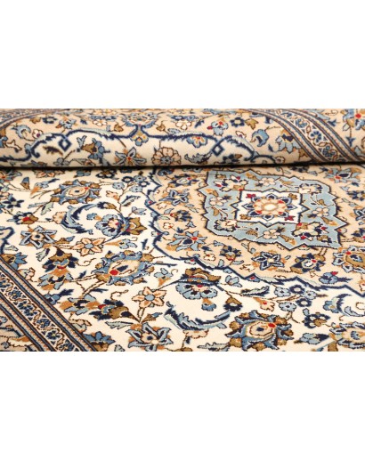 Tappeto Kashan Persia beige verde 195x300
