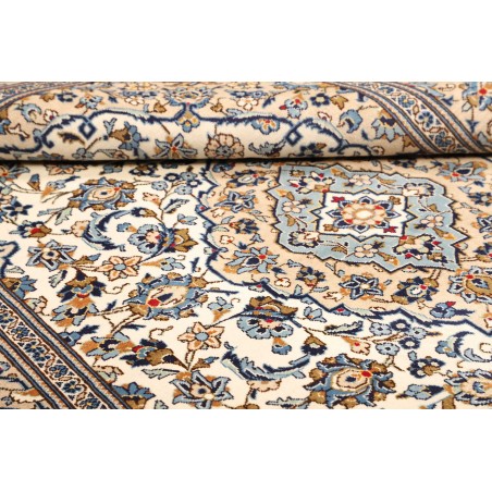 Tappeto Kashan Persia beige verde 195x300
