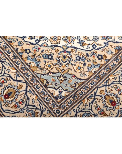 Tappeto Kashan Persia beige verde 195x300
