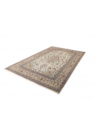 Tappeto Kashan Persia bianco verde 193x295
