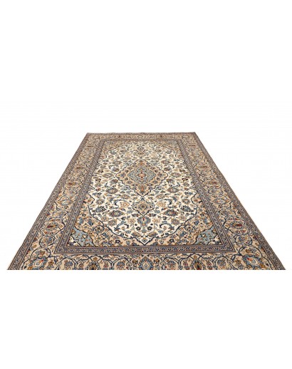 Tappeto Kashan Persia bianco verde 193x295