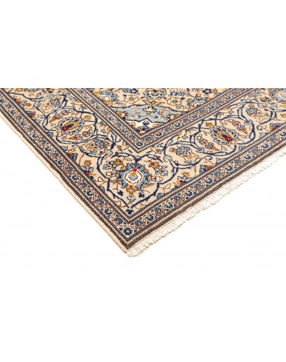 Tappeto Kashan Persia bianco verde 193x295