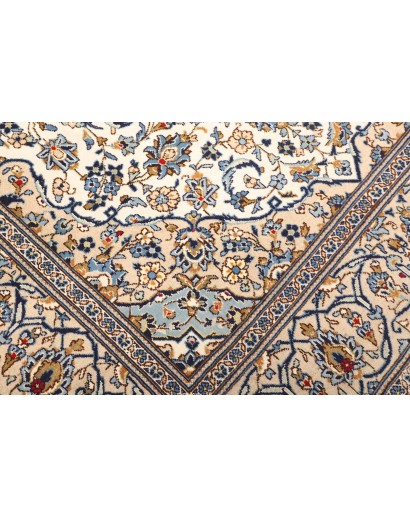 Tappeto Kashan Persia bianco verde 193x295