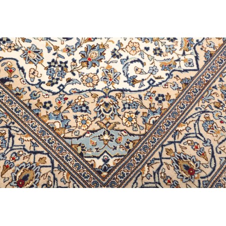 Tappeto Kashan Persia bianco verde 193x295