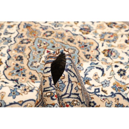 Tappeto Kashan Persia bianco verde 193x295