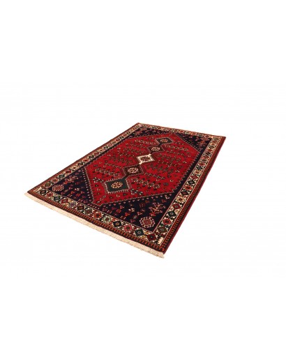Tappeto Shiraz Persia grigio giallo 158x237