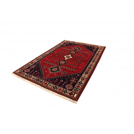Tappeto Shiraz Persia grigio giallo 158x237