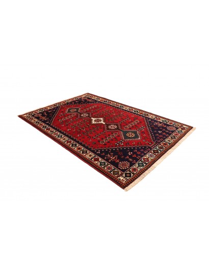 Tappeto Shiraz Persia grigio giallo 158x237
