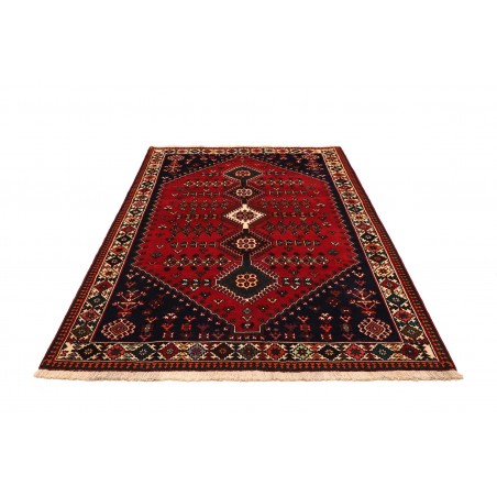 Tappeto Shiraz Persia grigio giallo 158x237