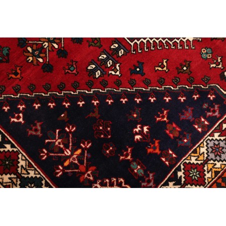 Tappeto Shiraz Persia grigio giallo 158x237