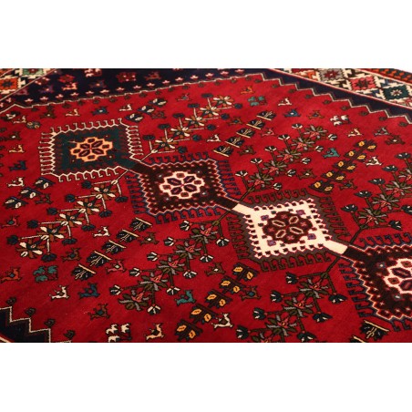 Tappeto Shiraz Persia grigio giallo 158x237