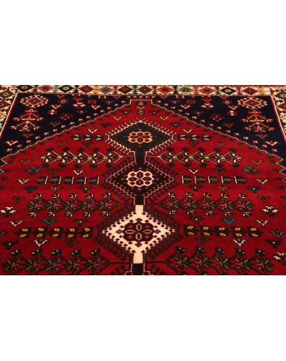 Tappeto Shiraz Persia grigio giallo 158x237
