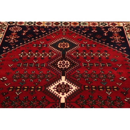 Tappeto Shiraz Persia grigio giallo 158x237